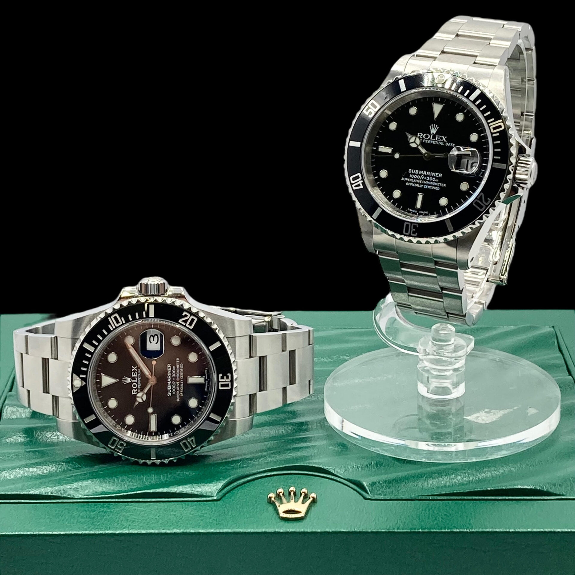 ROLEX】ロレックス サブマリーナデイト【16610】【116610LN】の違いを