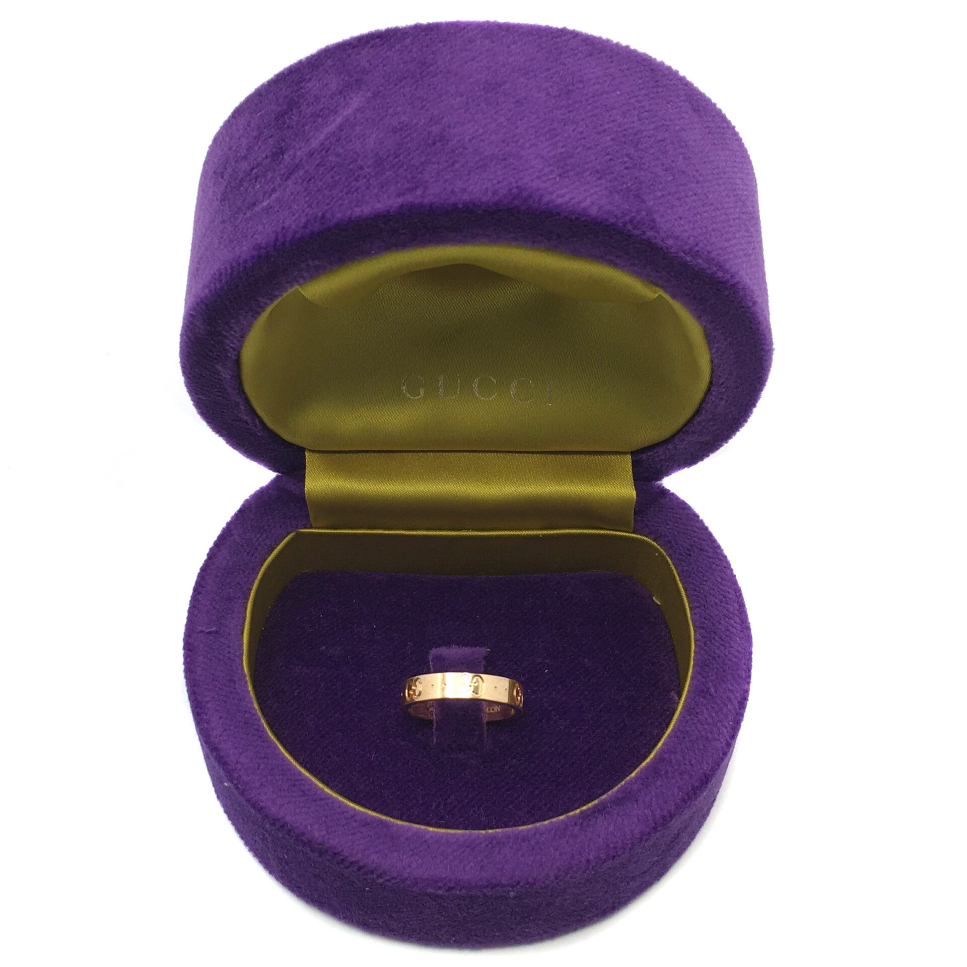GUCCI グッチ リング用空箱ケース•巾着袋 3点セット 紫 【公式通販】