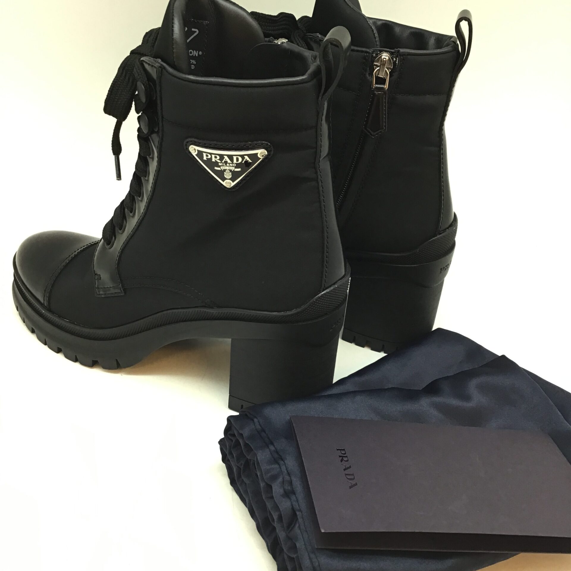 PRADA プラダ レザーナイロン ブーツ サイズ39 org.jpg