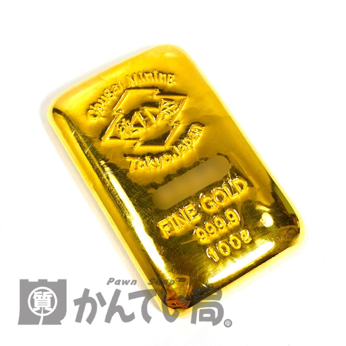 【貴金属】K24 純金 100g インゴット【92万】