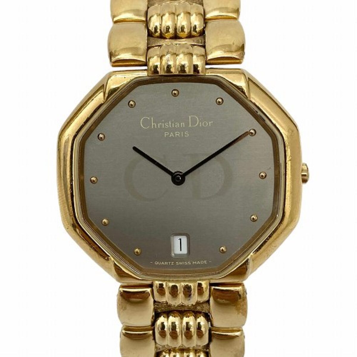 高価買取】【Christian Dior】クリスチャンディオール 45.154 クォーツ