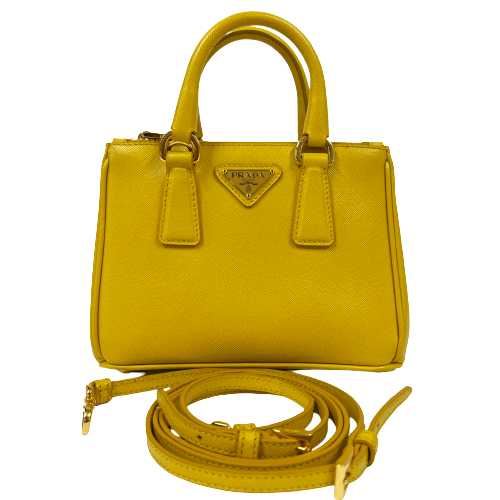 PRADA ガレリア サフィアーノレザー ミニ バッグ 1BH907 をお