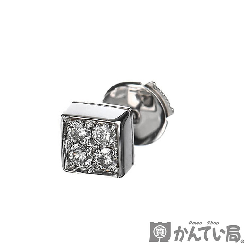 ブルガリ【BVLGARI】K18 ルチア ダイヤ ピアス 片耳 を名古屋市