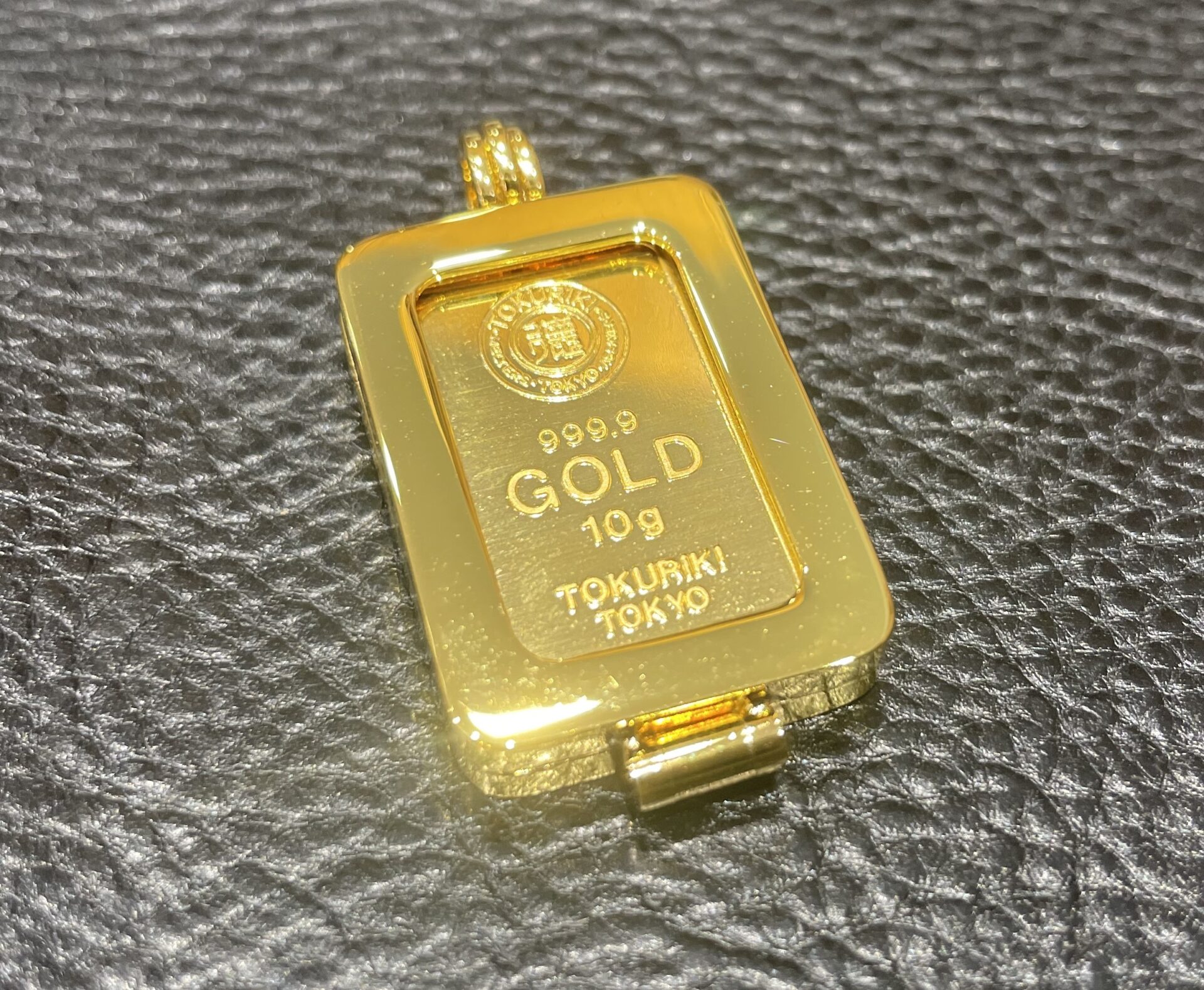 純金 インゴット 24金 徳力本店 10g 流通品 K24 ゴールド バー