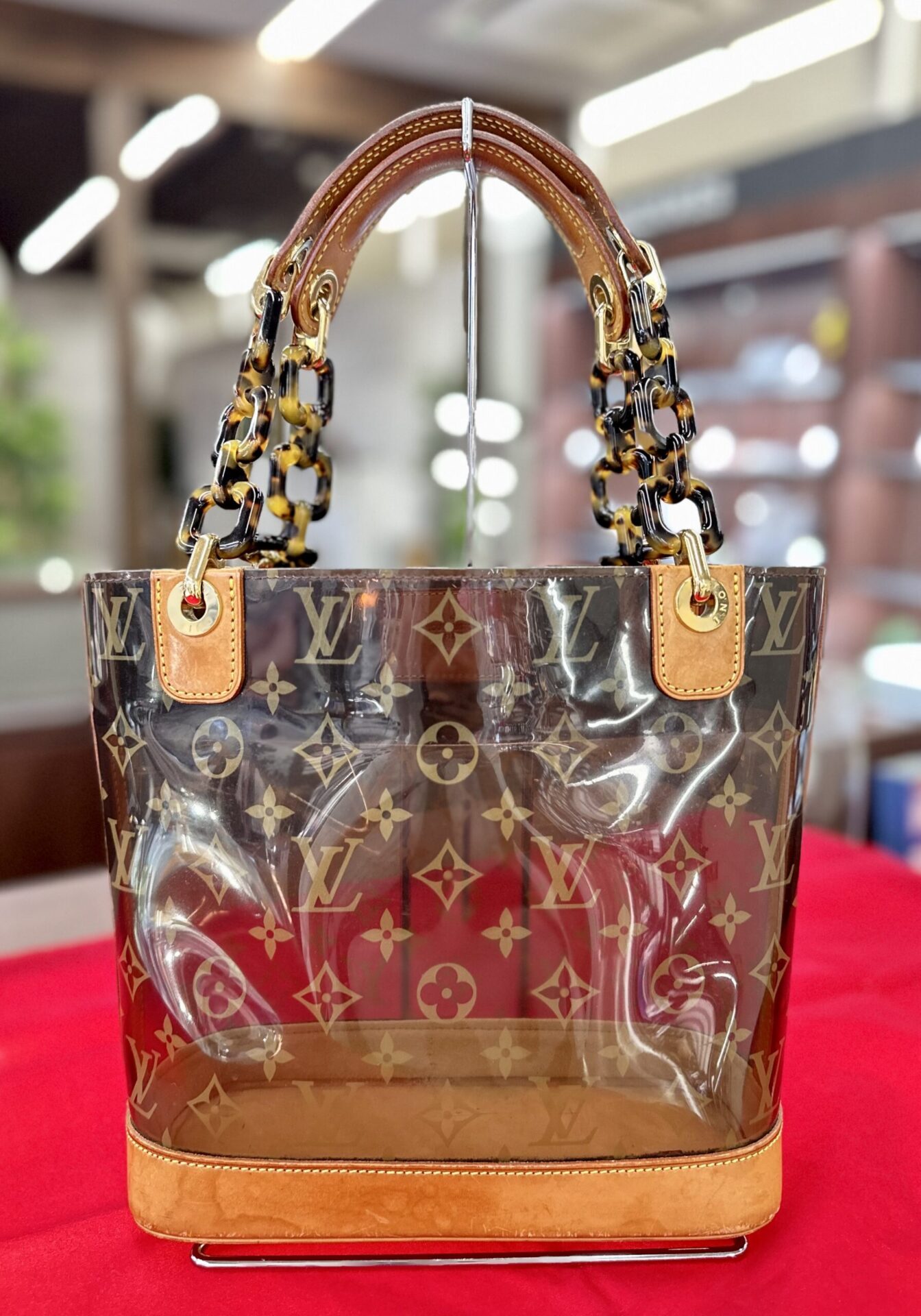 【LOUISVUITTONルイヴィトン】ネオカバアンブルMM★モノグラムビニール★ハンドバッグ★M92504 LOUIS VUITTON ハンドバッグ ネオカバアンブルMMモノグラムビニール
