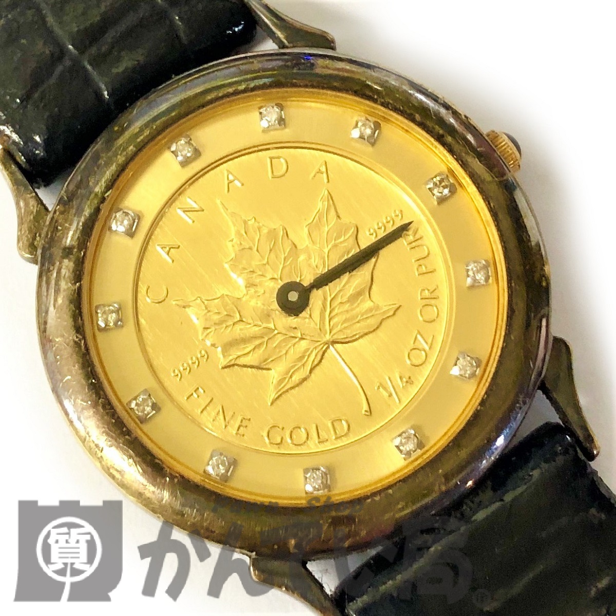 メープル金貨時計-