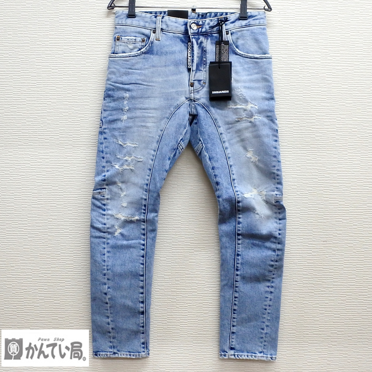 名作 DSQUARED2 ディースクエアード TIDYBIKER バイカー 48 DSQUARED2 Tidy Biker Jean 48