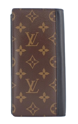 Shop Louis Vuitton MONOGRAM MACASSAR Brazza wallet (M69410) by