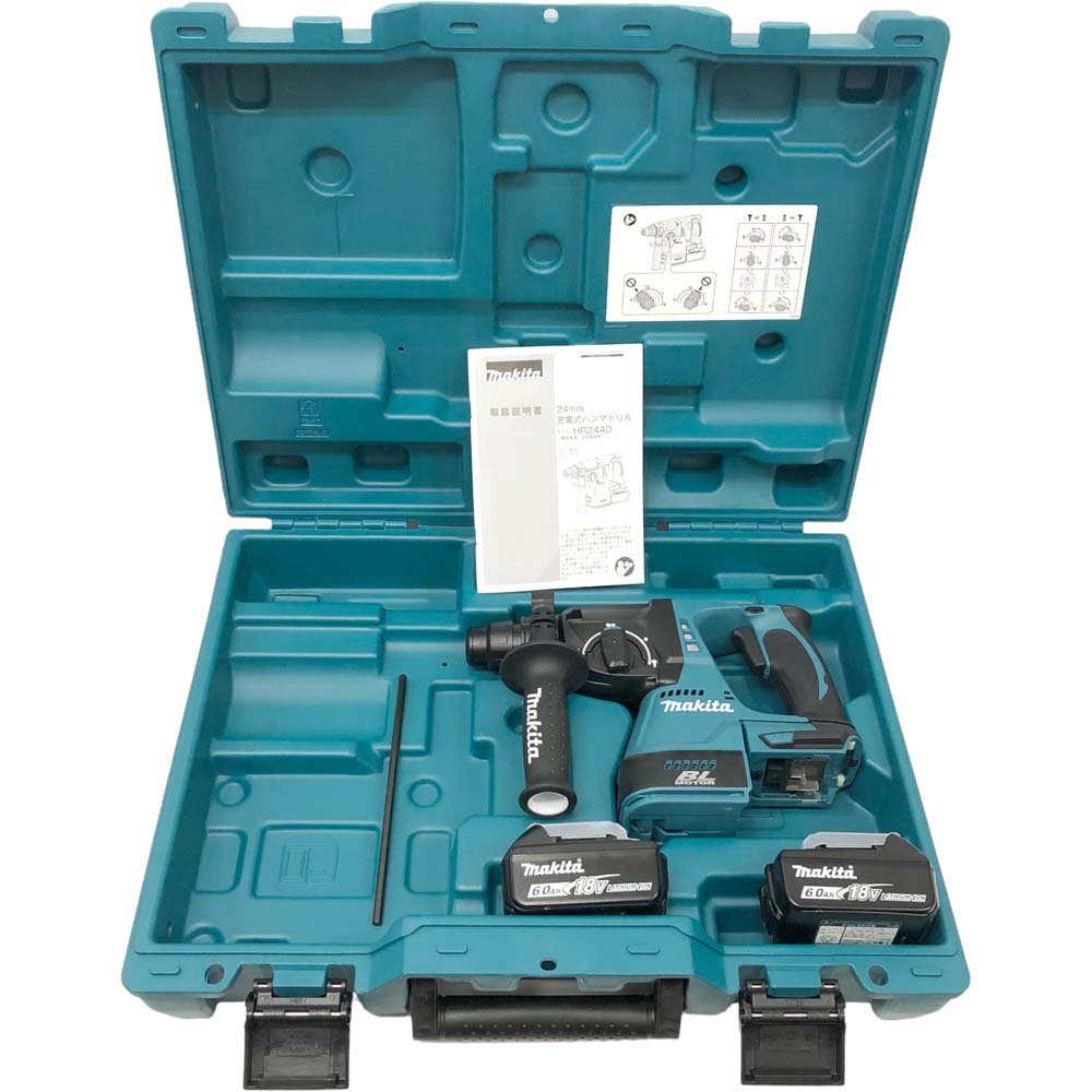 美品】Makita HR244D ハンマードリル 24mm（山形 マキタ 買取】マキタ 