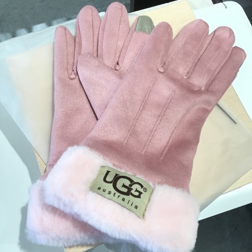 新品未使用　UGG  アグ　手袋　ピンク　M 80919db0317d9fc11122478b7fc555