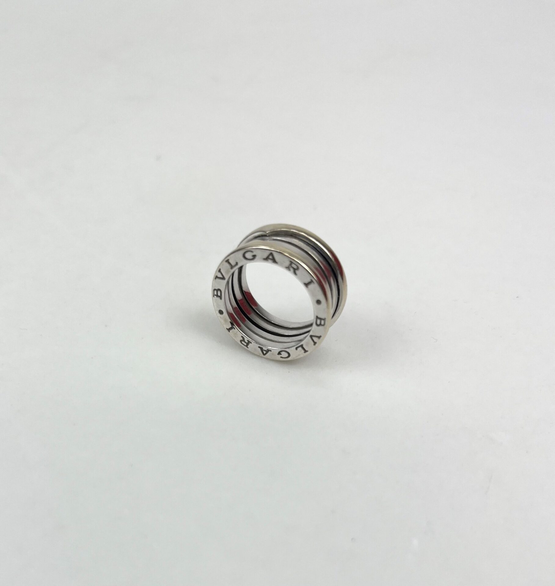 ブルガリ BVLGARI ビー・ゼロワンリング K18ホワイトゴールド 8.9g 
