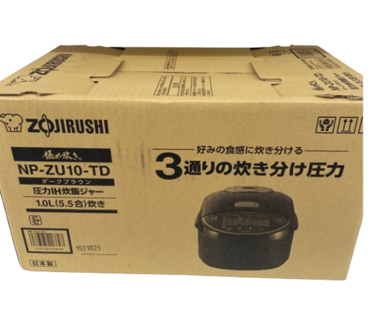 炎炎ノ消防隊』 ZOJIRUSHI 象印 圧力IH炊飯ジャー5.5合炊き NP-ZU10-TD