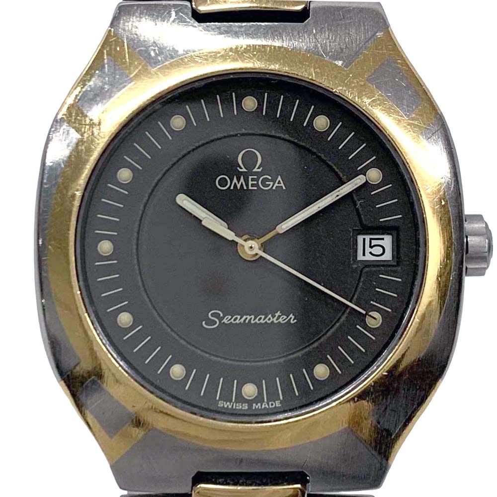 オメガ◆シーマスター◆ポラリス◆中留◆チタン◆約１７ｍｍ幅◆1475/448◆ OMEGA オメガ シーマスター ポラリス チタン 中古 メンズ腕時計