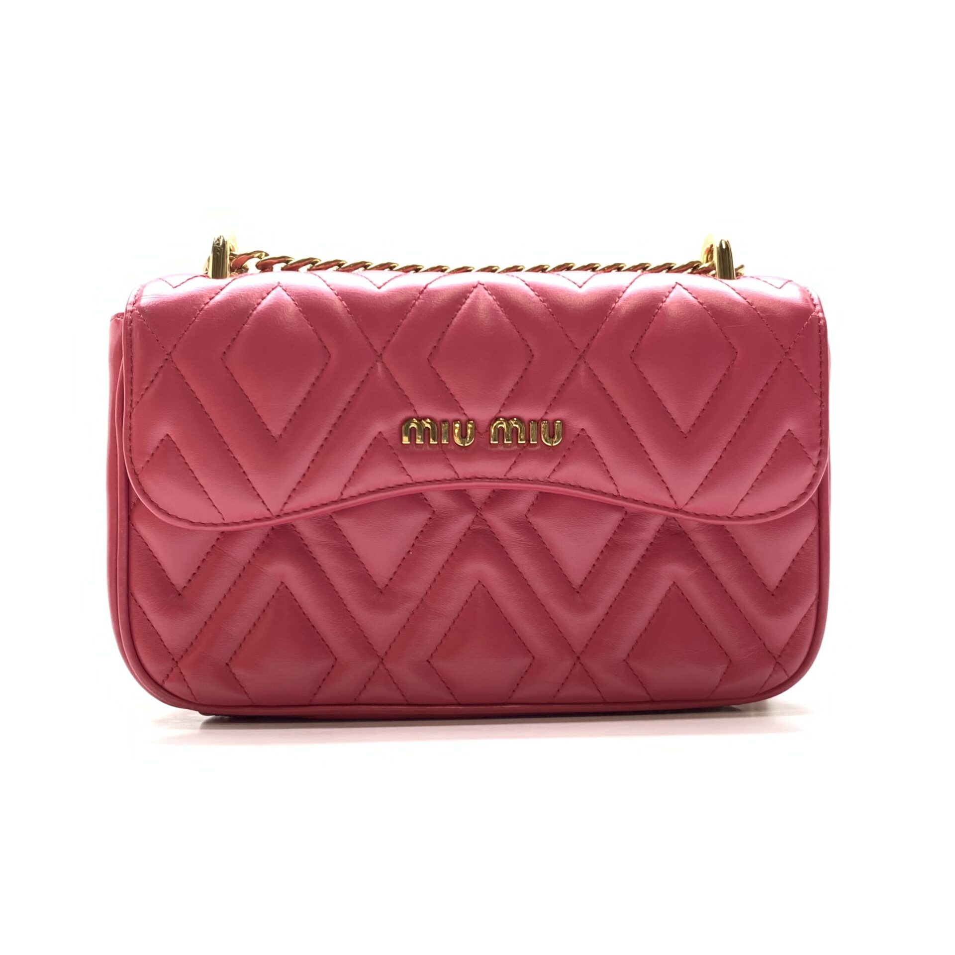miu miu ミュウミュウ 5BD138 マテラッセ チェーン ショルダー
