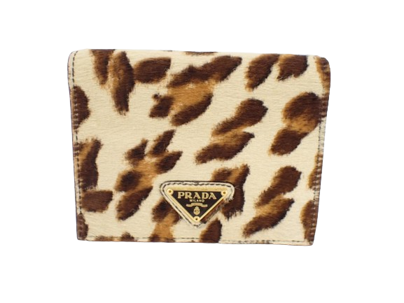 PRADA 長財布　ハラコ　レオパード PRADA（レオパード ・ 財布）のフリマアイテム一覧