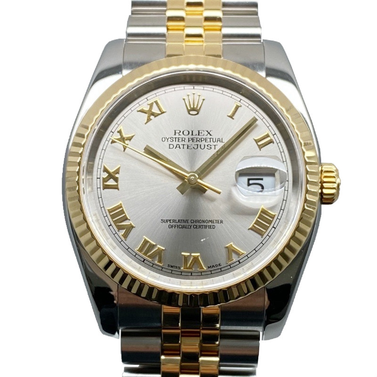 ROLEX ロレックス 116233 デイトジャスト グレーローマン 自動巻き