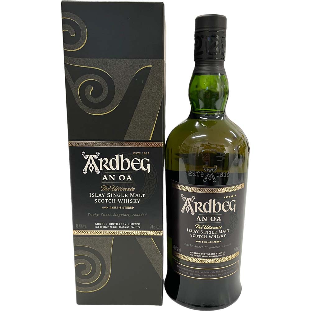山形 アードベッグ（Ardbeg）買取】アン オー 46.6% 700mlの買取