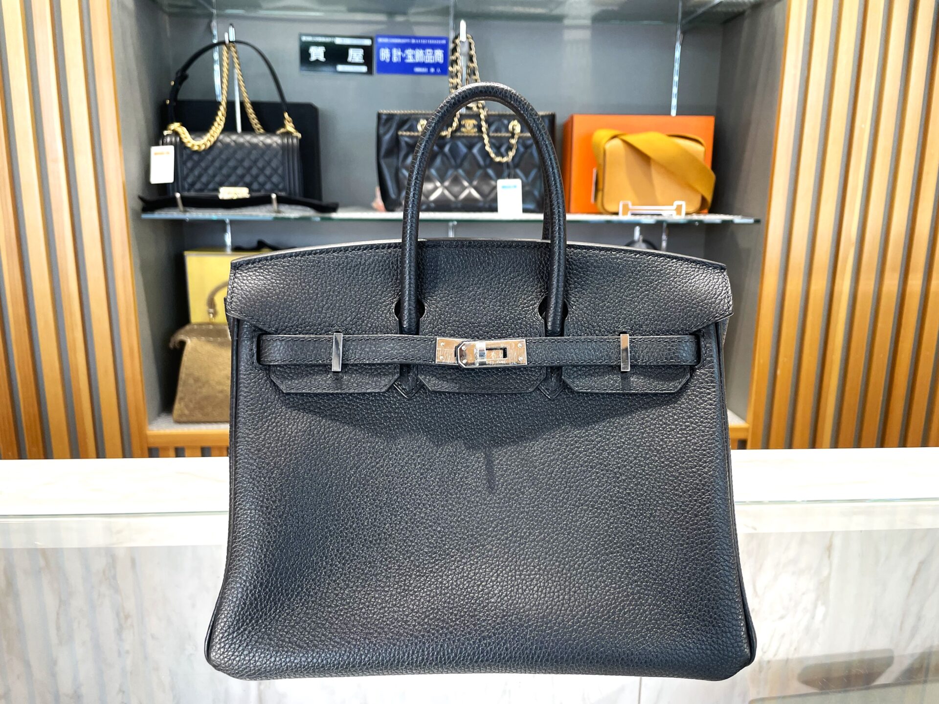 エルメス バーキン25 ブラック シルバー金具 トゴ 高価買取中！】徹底
