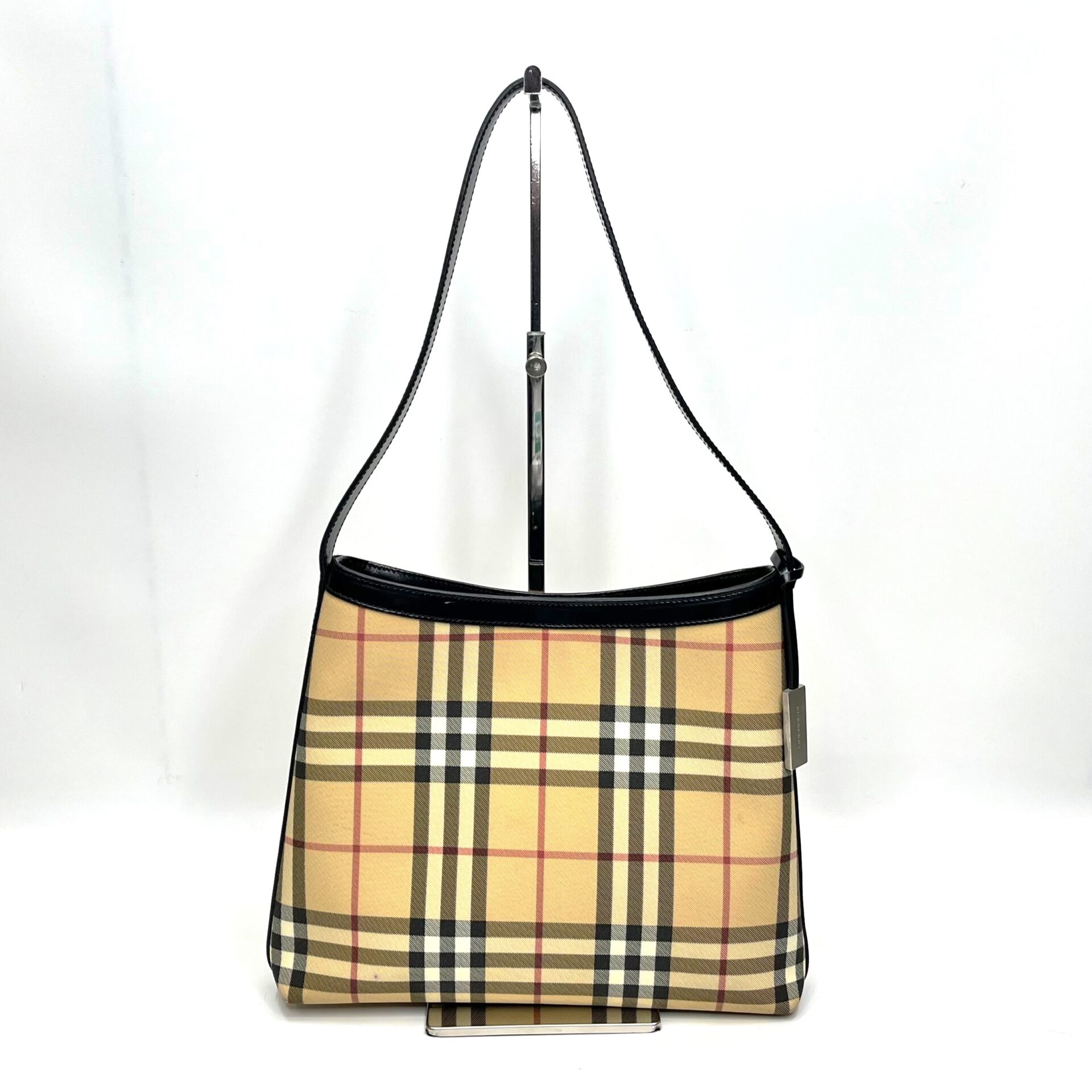 バーバリー ノバチェック ワンショルダーバッグ】買取金額は