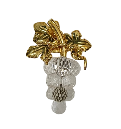 【未使用品】定価１１万超　ディースクエアード　スワロフスキー　華やぐブローチ つくばスワロフスキー（SWAROVSKI）買取】クリスタル ブローチの買取