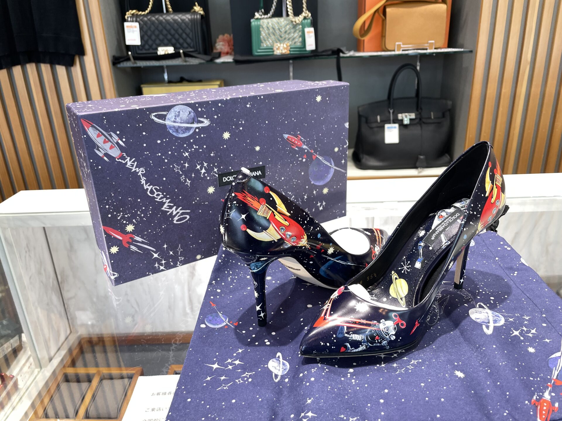 Dolce＆Gabbana【ドルガバ 買取】スペースロボット パンプス 並行輸入