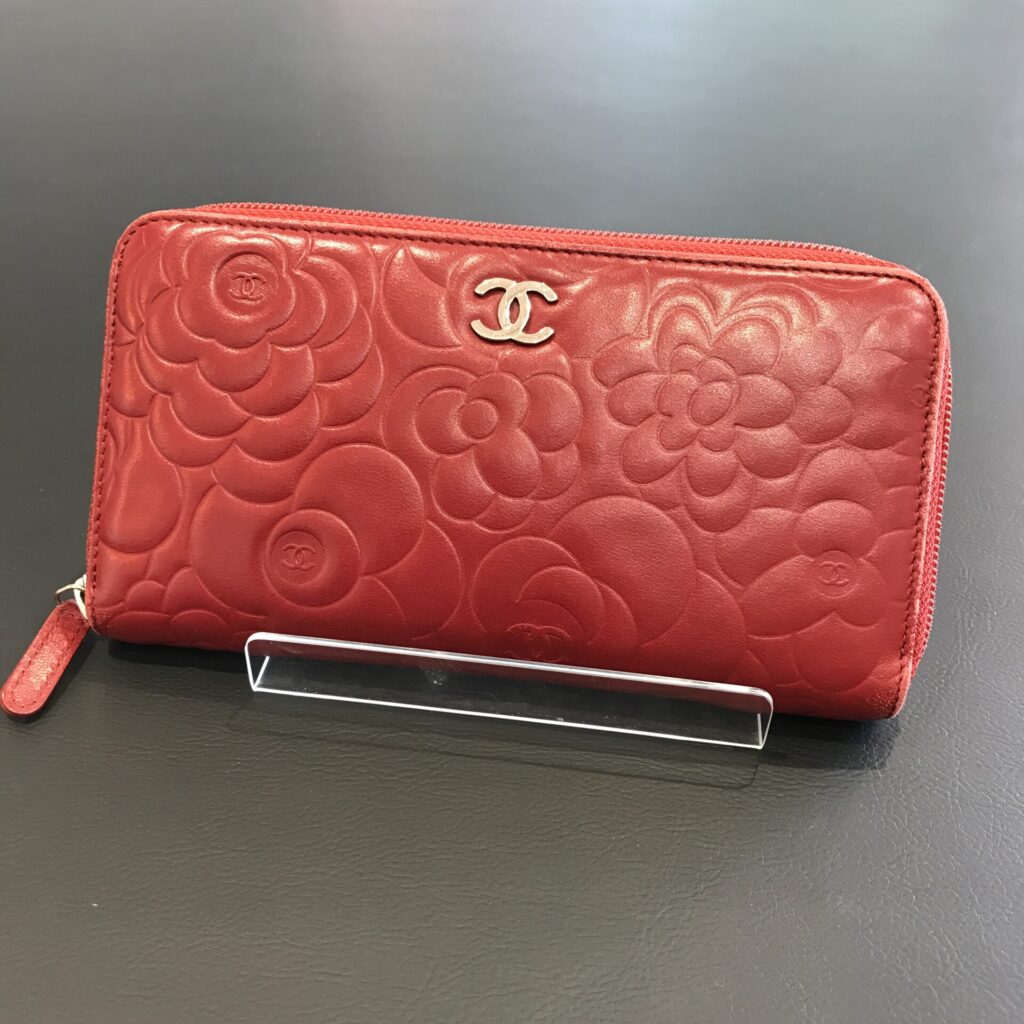 シャネル　CHANEL　カメリア　ココマーク　長財布