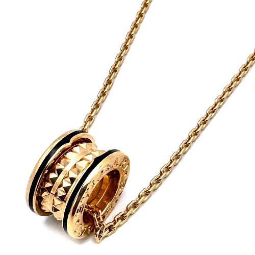 BVLGARI(ブルガリ) 358054 ビーゼロワン ネックレス スタッズ K18PG