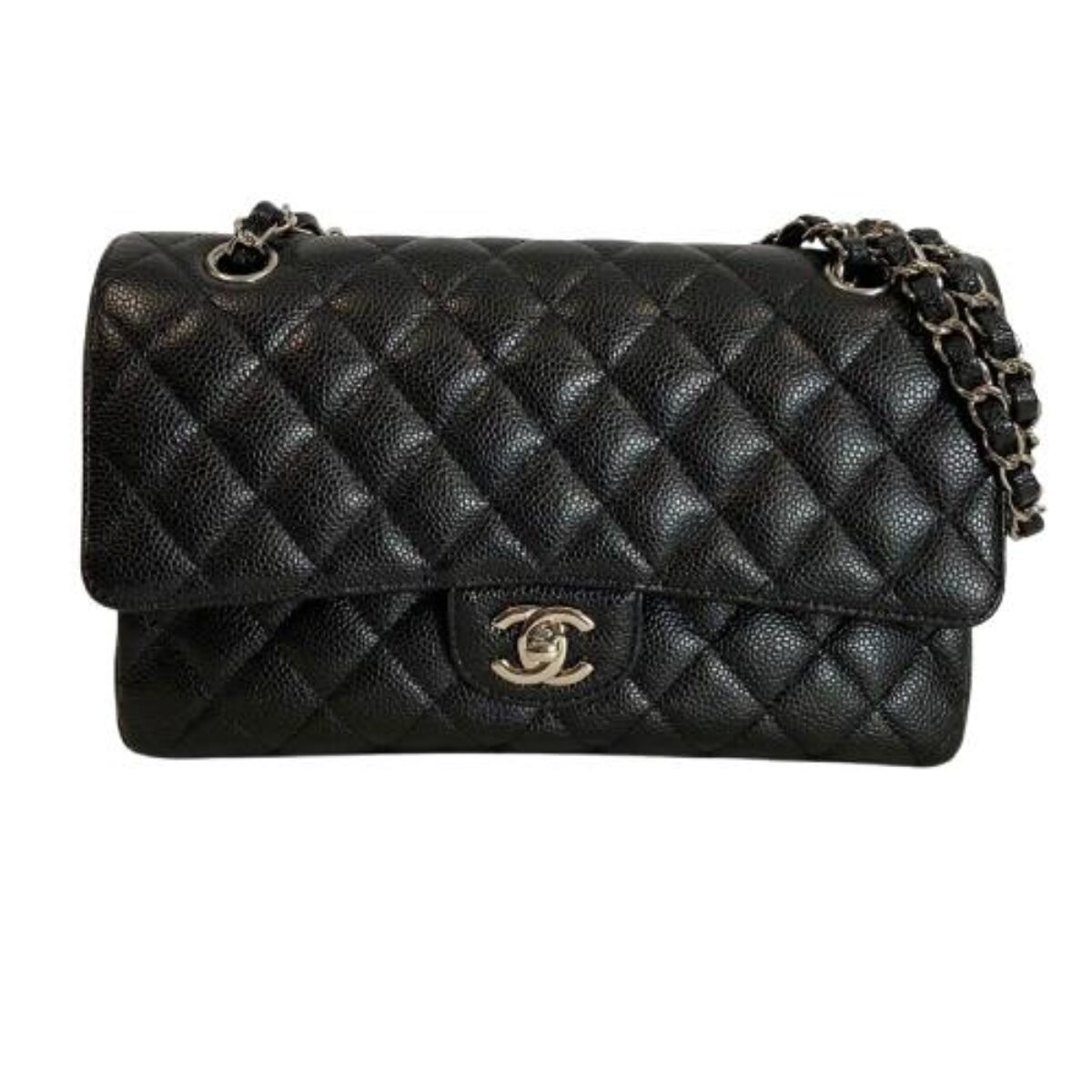 CHANEL マトラッセ 25 キャビアスキン 240914 1200189928100045