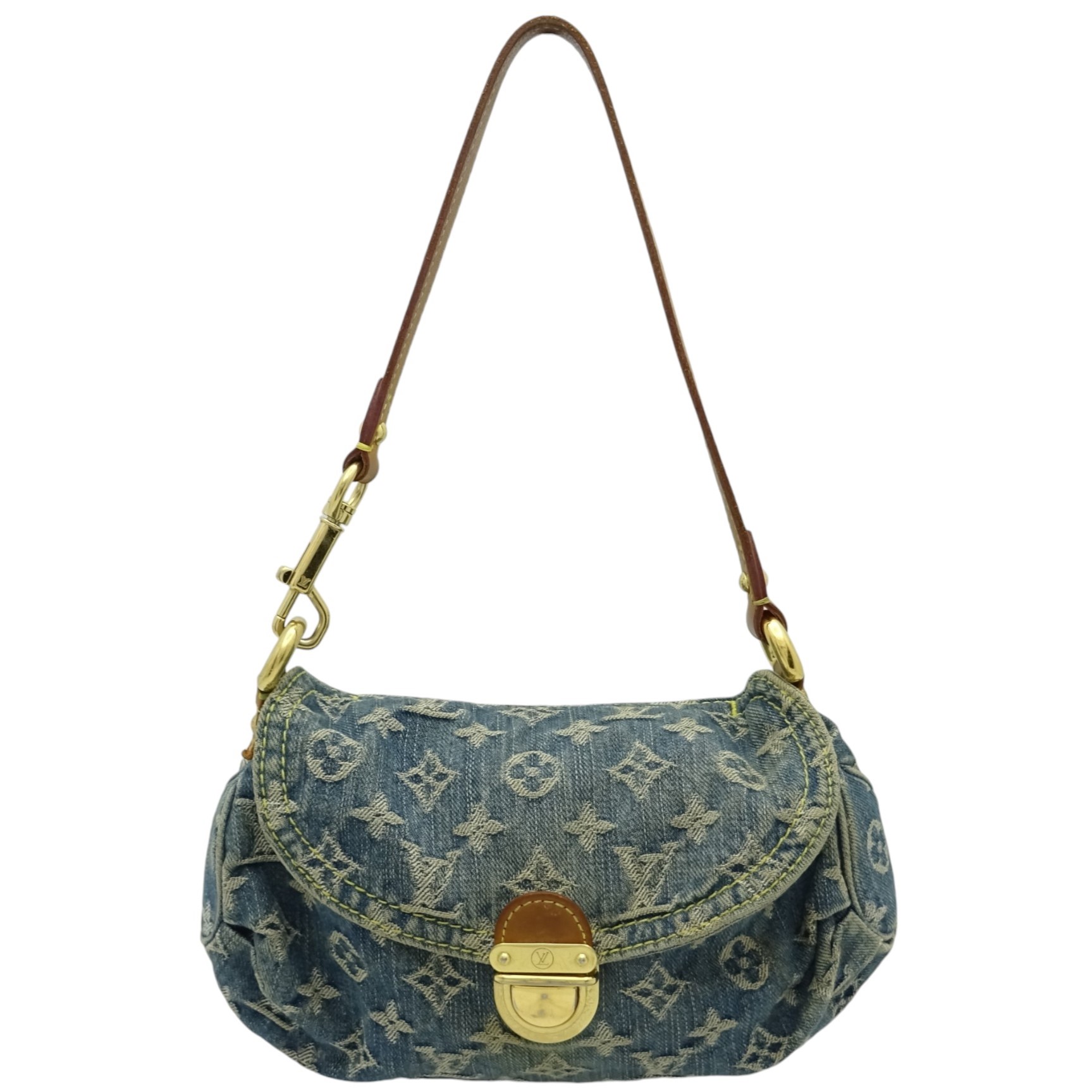 ★LOUIS VUITTON★ ルイヴィトン ミニプリティ― 査定済 LOUIS VUITTON ルイ ヴィトン モノグラムデニム ミニプリーティ
