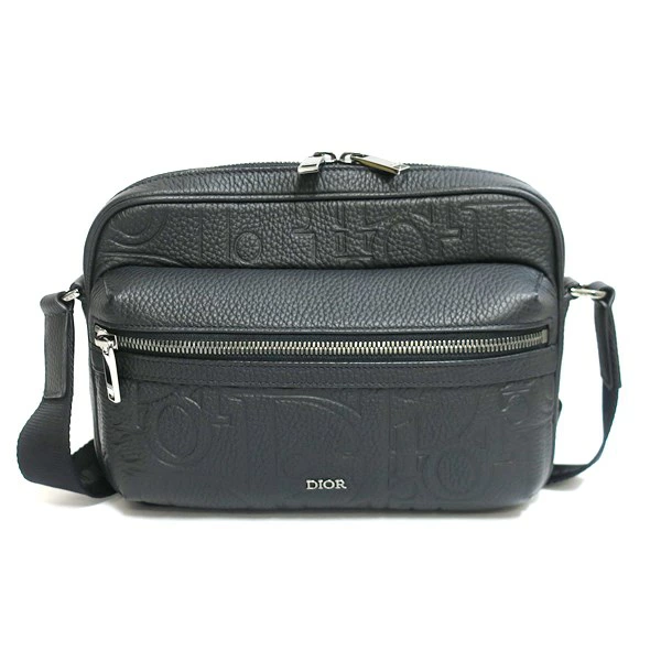 【残り僅か☆】Dior Rider 2.0 ジップ メッセンジャーバッグ Rider 2.0 Zipped Messenger Bag Black Dior Gravity Leather