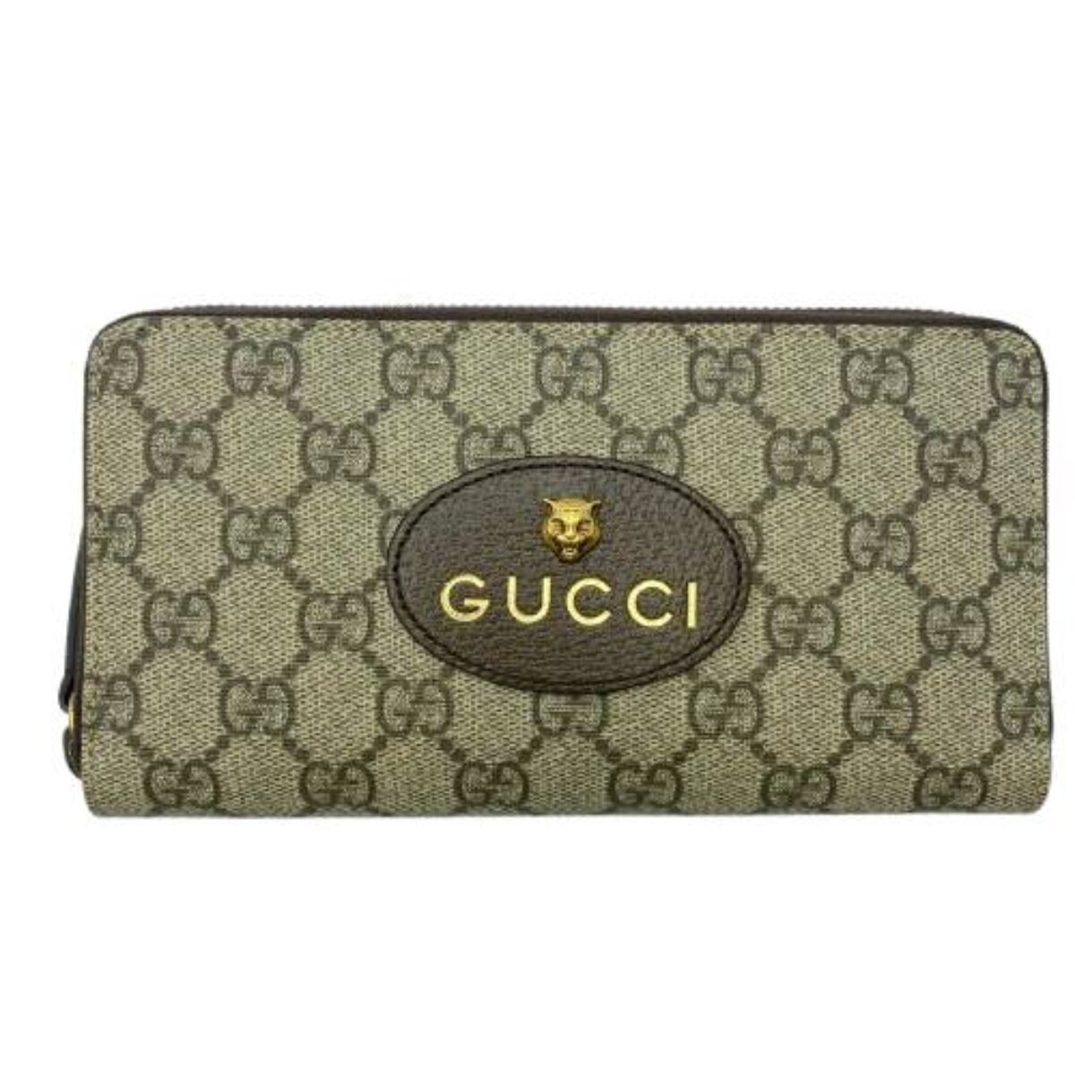 GUCCI ネオヴィンテージGGスプリームジップアラウンドウォレット 241003 1200213928100134