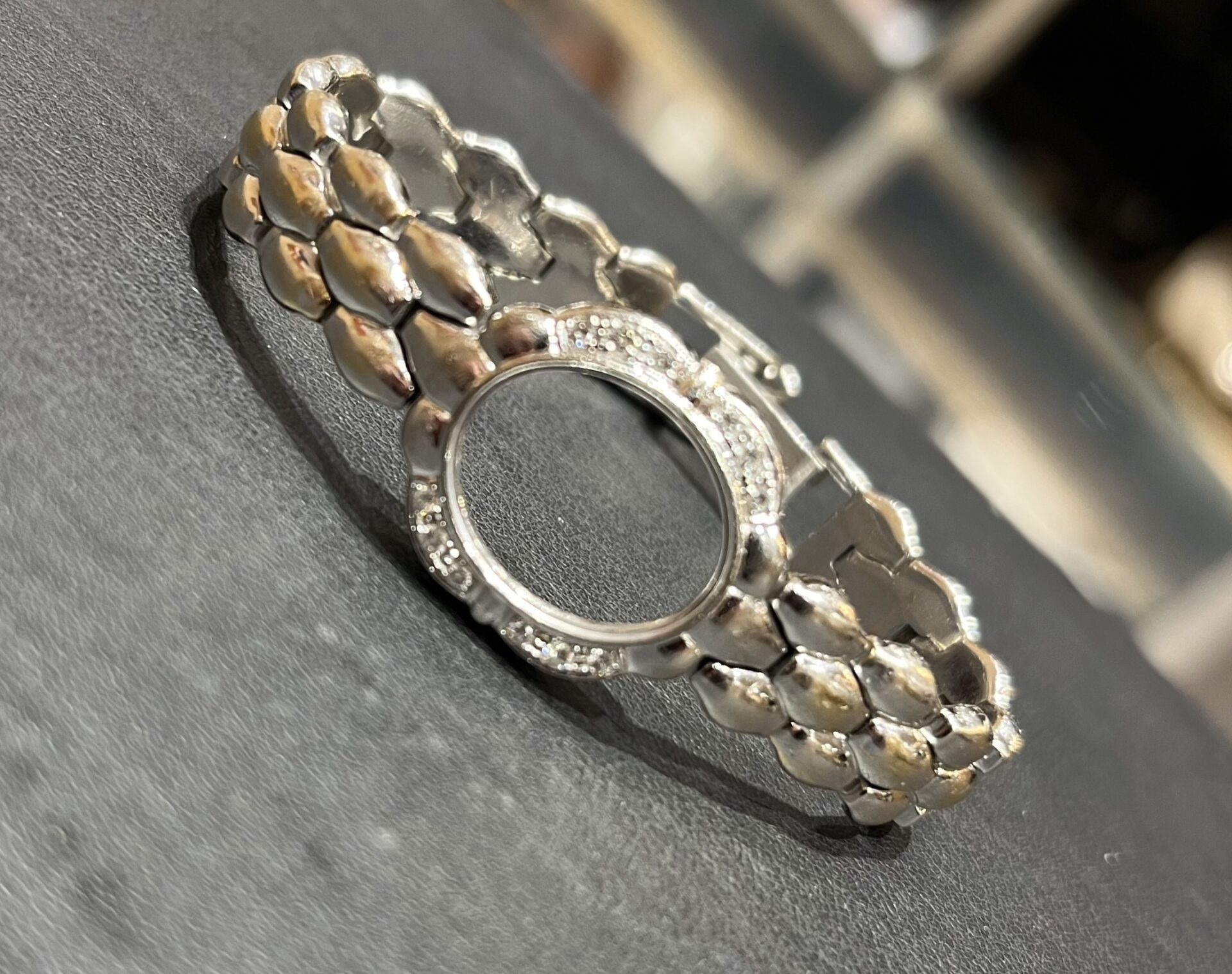 セイコー クレドール 希少な金無垢1E70-3A70を買取】18KT ダイヤベゼル