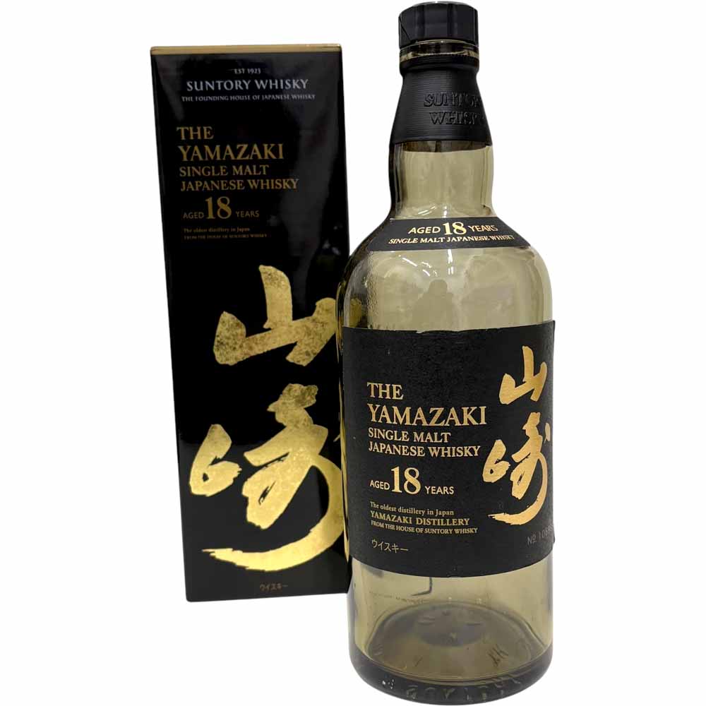 泉区 サントリー（SUNTORY）買取】 山崎18年 空き瓶の買取について