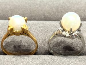 パールリング買取【質屋かんてい局名古屋西店】K18/Pt900の査定