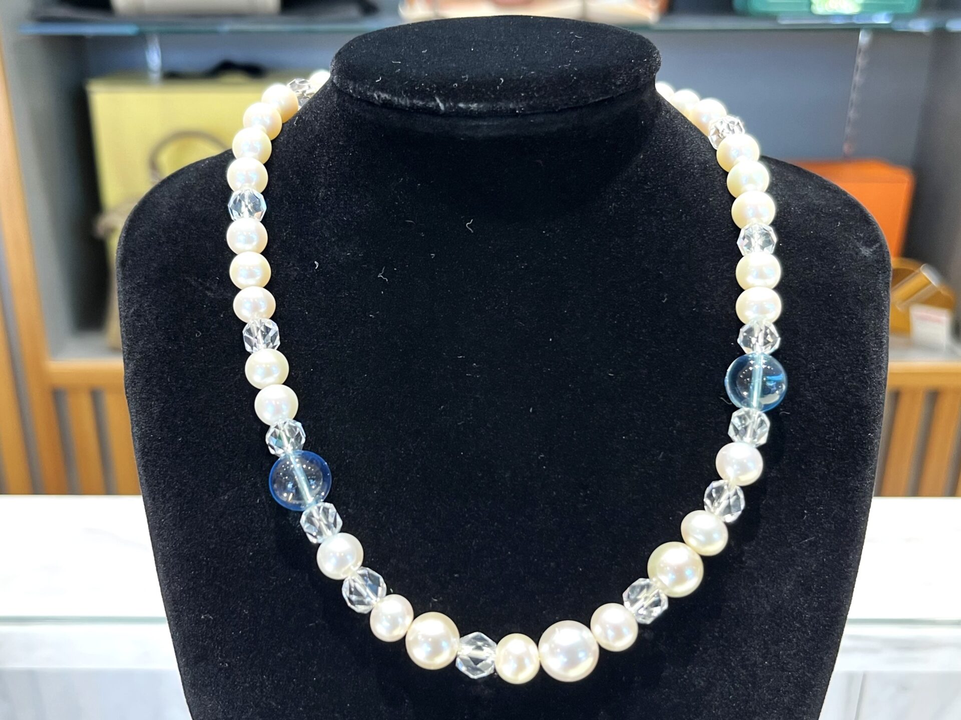 田崎真珠アコヤブルー　パールネックレス　8.0㎜ 保証書あり 高価買取】田崎真珠 アコヤパール ネックレス 査定ポイント☆マルチ