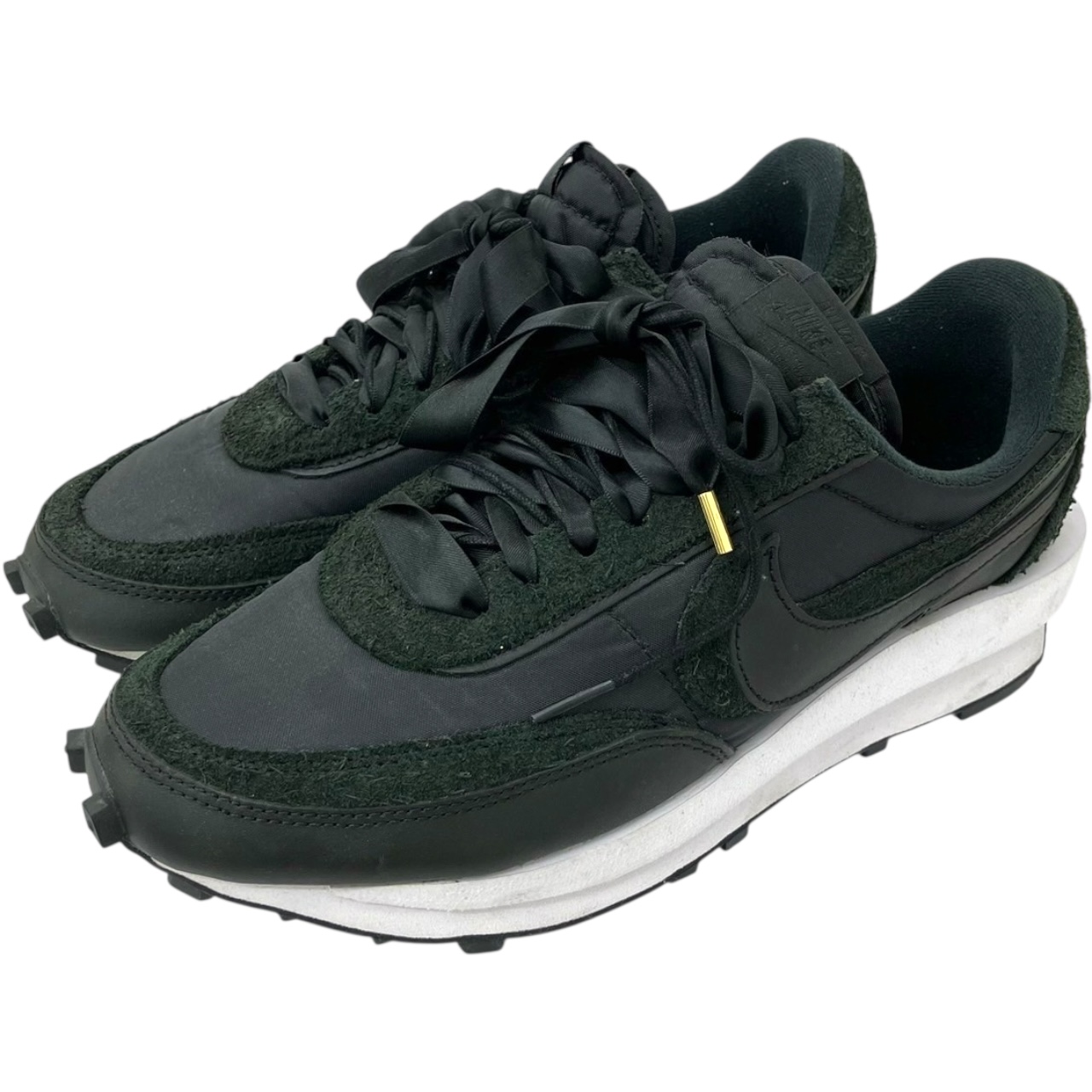 激レアNIKE sacai ナイキ サカイ 23.5cmブラックペコ ナイキ×サカイNIKE×sacai VAPORWAFFLE ヴェイパーワッフル