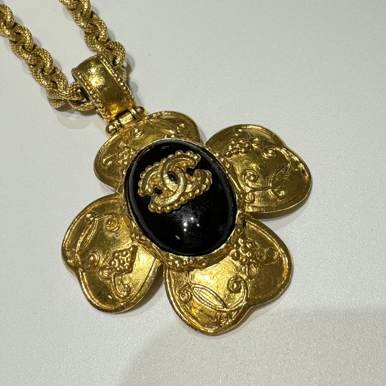 CHANEL シャネル ココマーク グリポア ネックレス ヴィンテージ