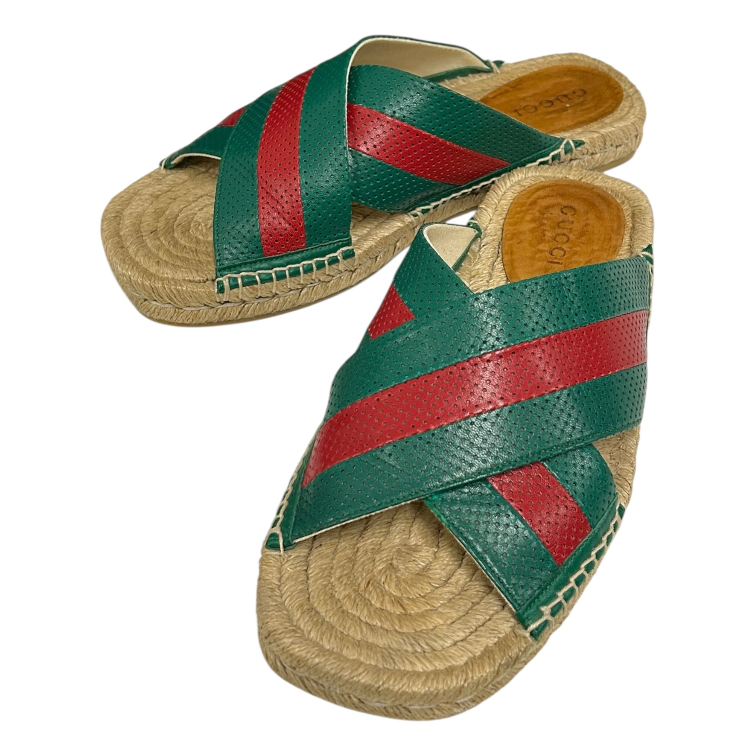 市川買取】GUCCI グッチ 624929 シェリーラインサンダル の買取価格と