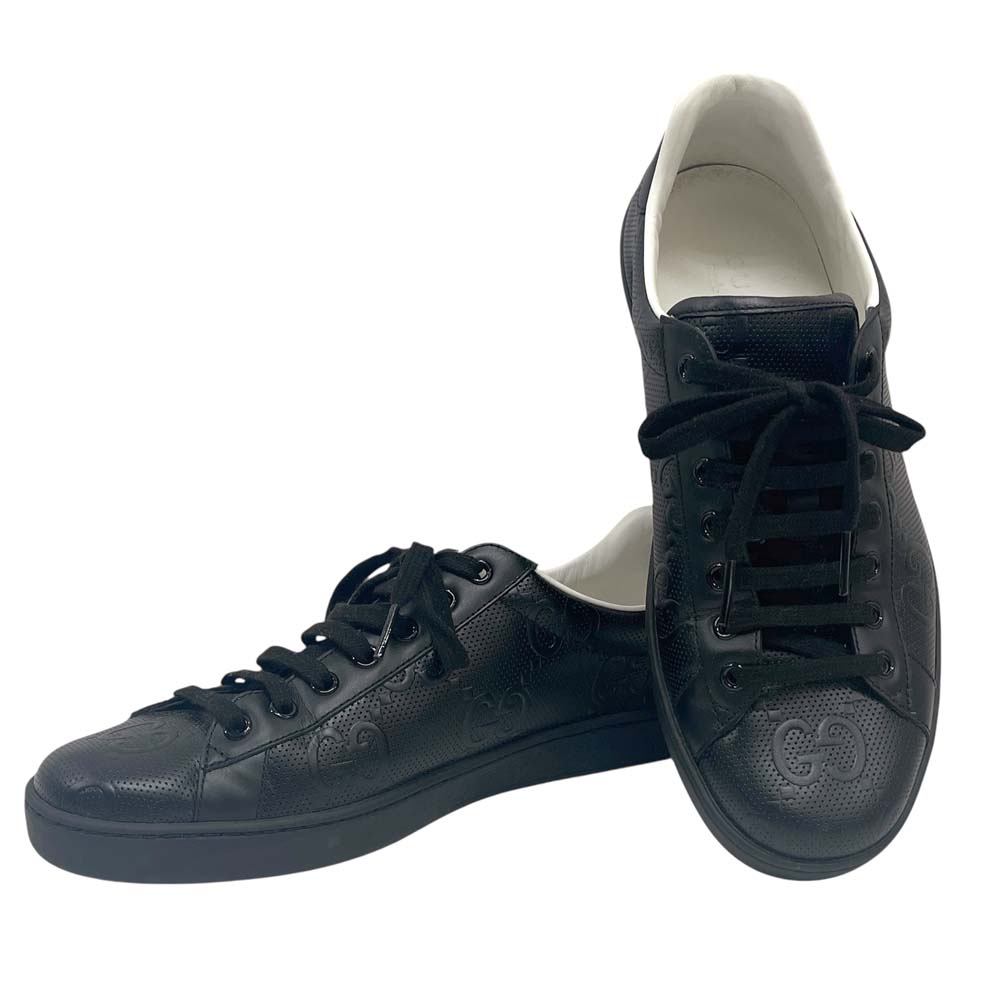 やっこ 山形 グッチ（GUCCI）買取】 グッチ 625787 エース ローカット