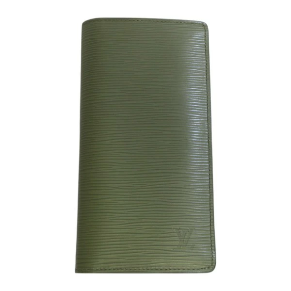 LOUIS VUITTON】【M61819|ポルトフォイユ・ブラザ|エピ|レザー|カーキ