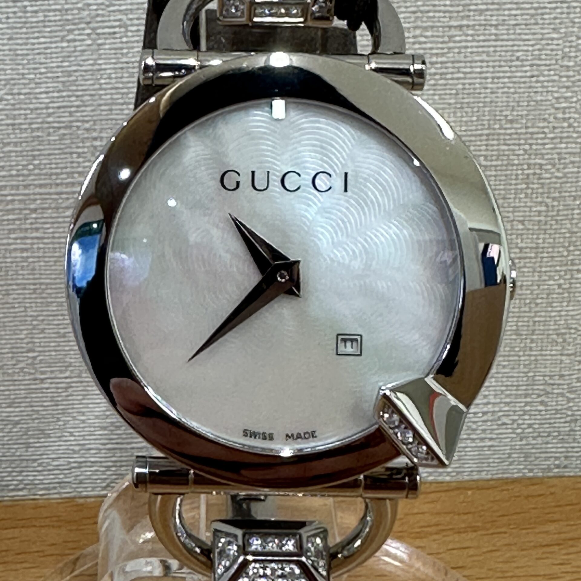 楽天市場】グッチ GUCCI 122.5/YA122506 キオド ダイヤ デイト