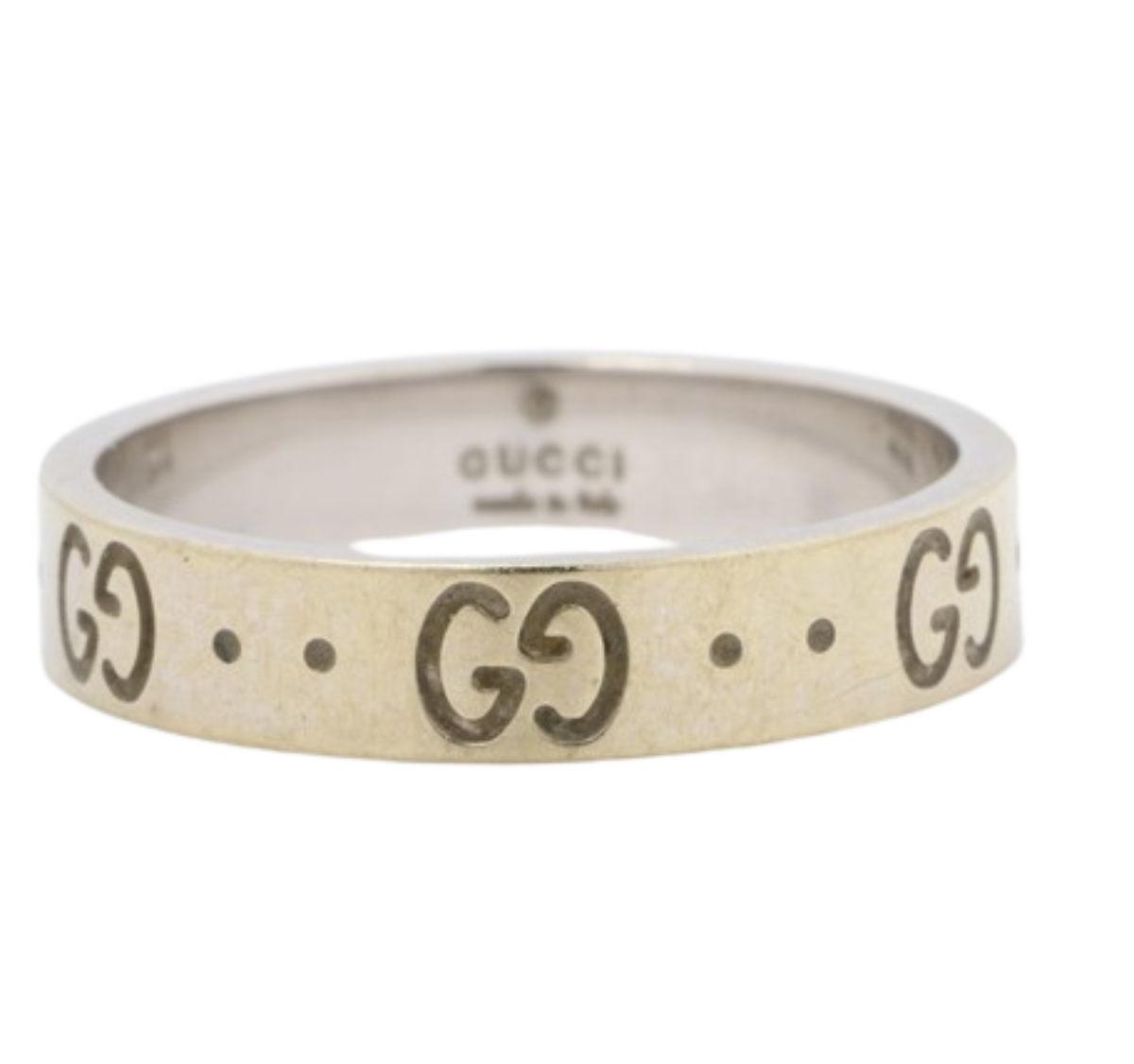 K18WG　GUCCI　アイコンリング