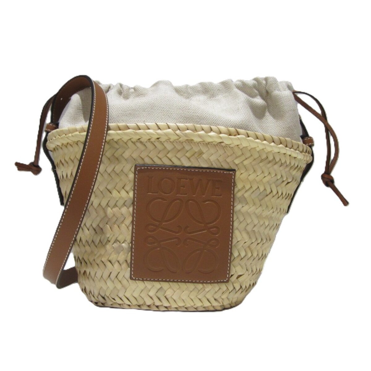 LOEWEロエベ ドローストリングバケットバッグ 250810 12106299281000651