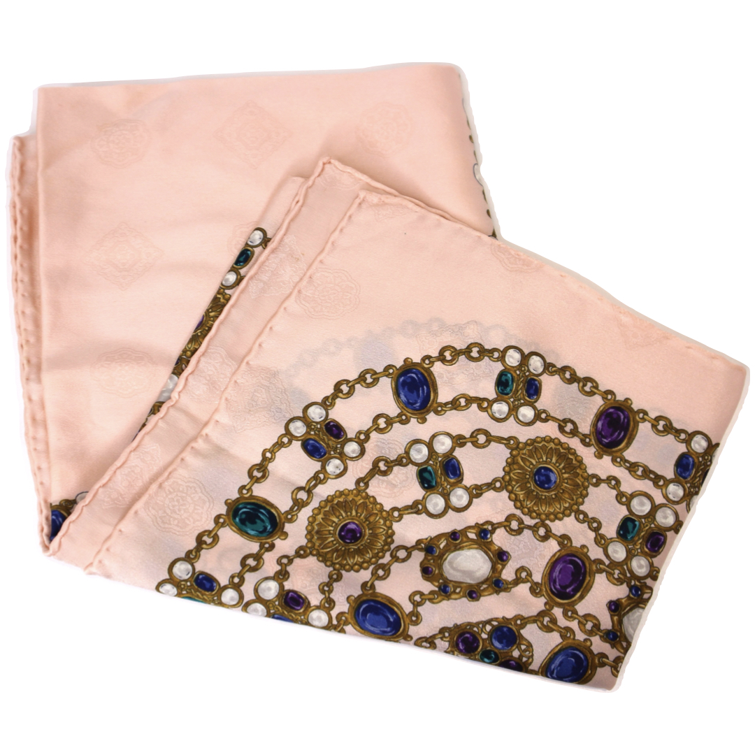 シャネル スカーフ ジュエリー柄 シャネル CHANEL スカーフ 宝石