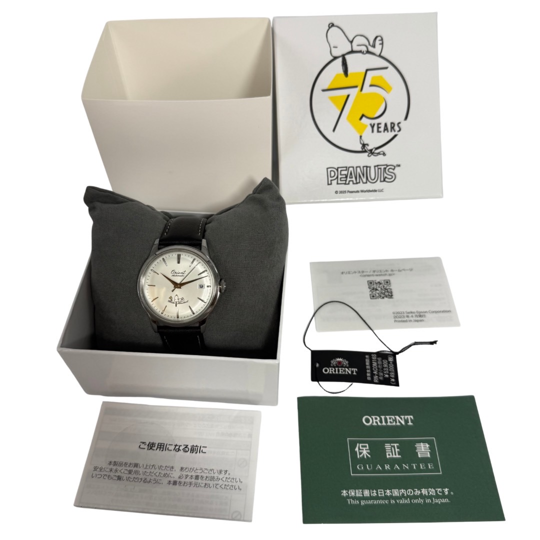オリエント バンビーノ 38 ピーナッツ RN-AC0M16S Orient Bambino 38 『PEANUTS』コラボレーションモデル RN