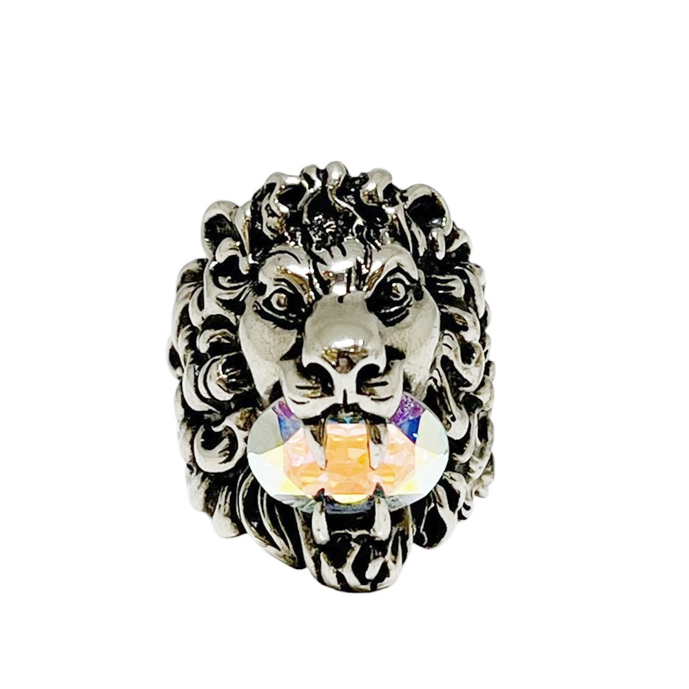 買取実績】GUCCI グッチ ライオンヘッド スワロフスキー