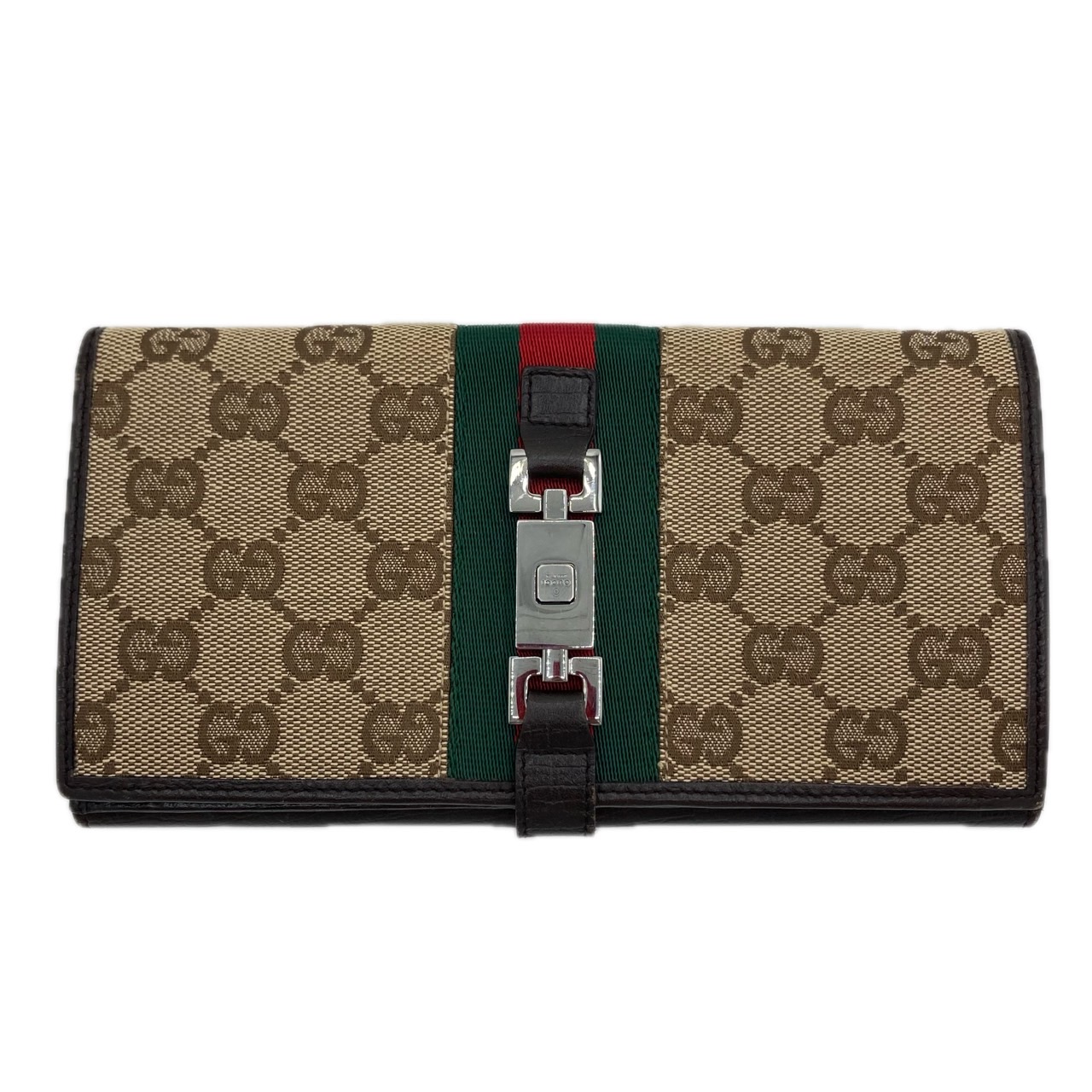 オールドグッチ GUCCI GGキャンバス 二つ折り財布 Gucci】 グッチ オールドグッチ GGキャンバス 二つ折り長財布