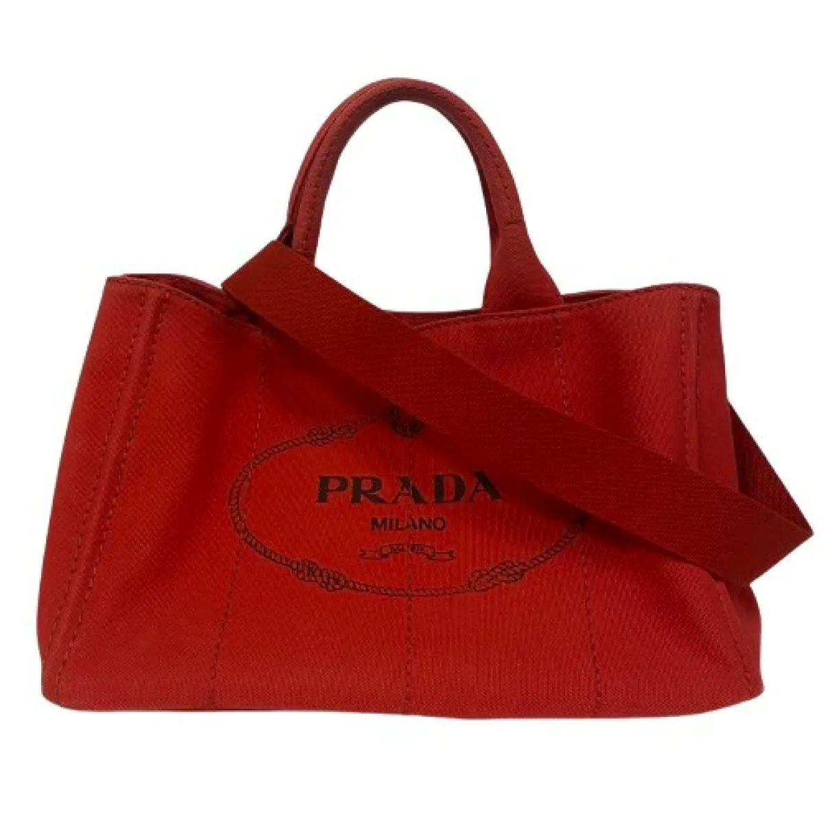 PRADA 赤 カナパ　キャンバス トートバッグ 楽天市場】プラダ PRADA トートバッグ トートバッグ キャンバス