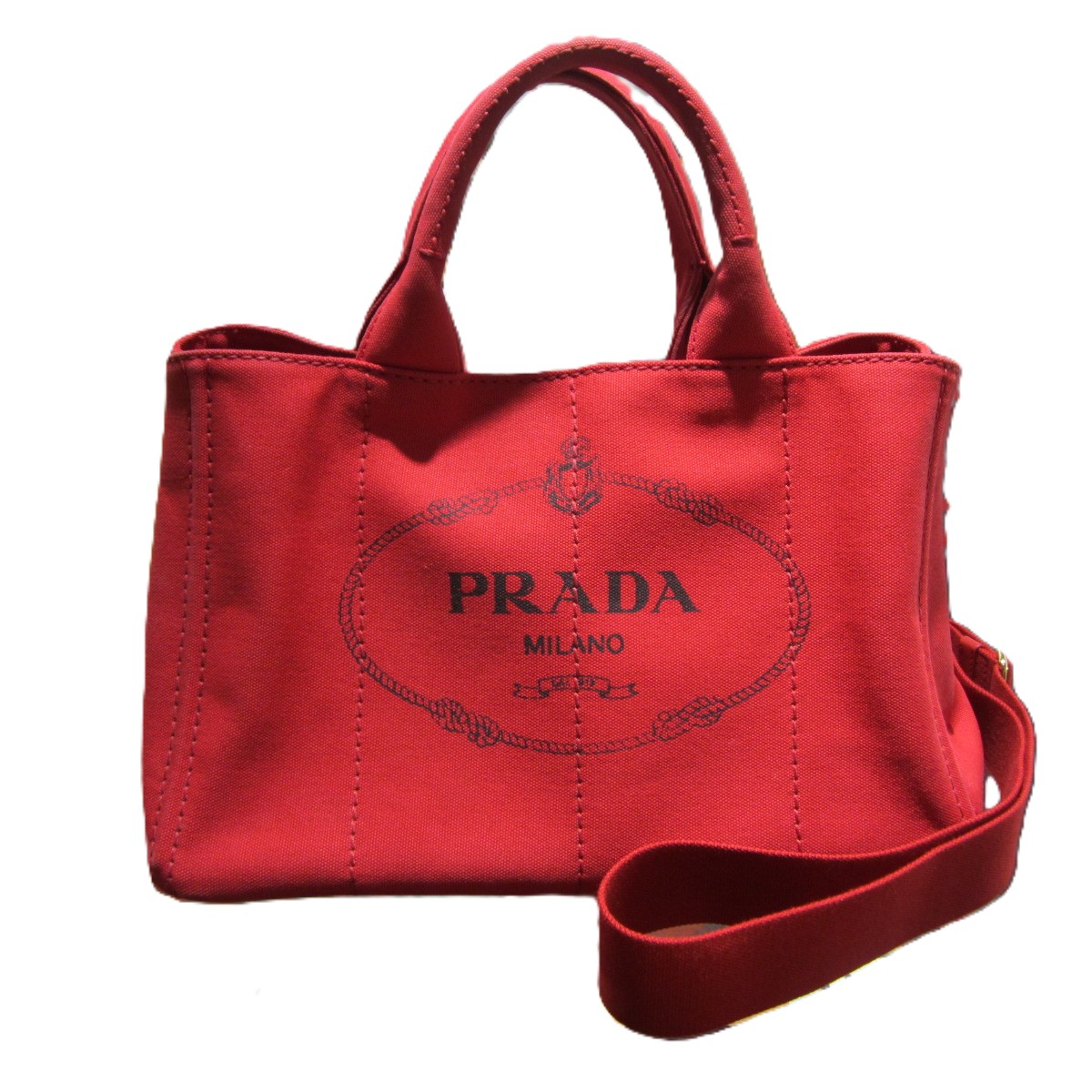PRADA カナパ トートバッグ（1BG642／レッド）買取 | 査定のポイント
