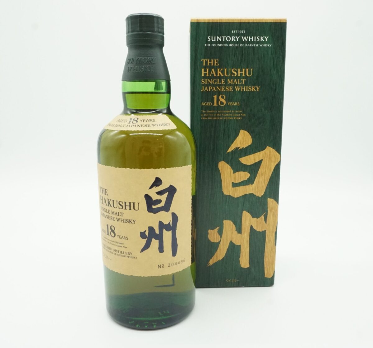 サントリーシングルモルトウイスキー 白州18年